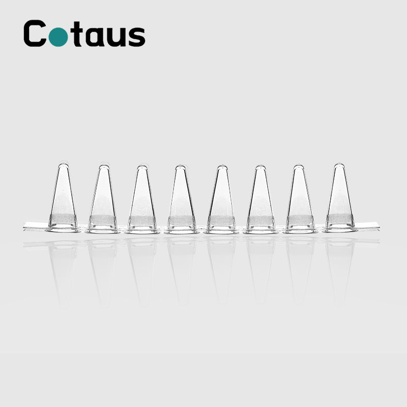 0.1ml Transparent PCR Tubes 8-Strip